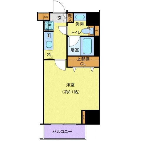 ガリシア平和島の物件間取画像