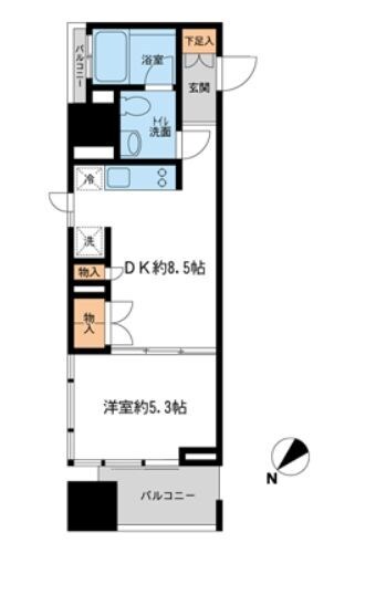 プロスペクトKALON三ノ輪の物件間取画像