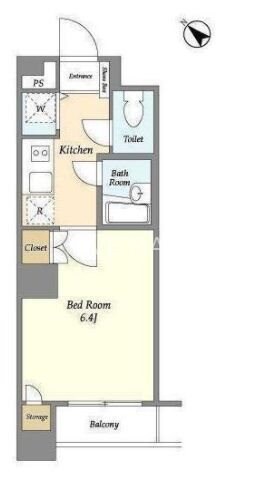 BPRレジデンス水天宮前の物件間取画像