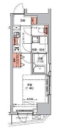 ハーモニーレジデンス三田の物件間取画像