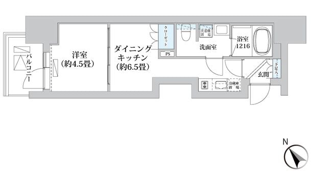 Luma高輪の物件間取画像