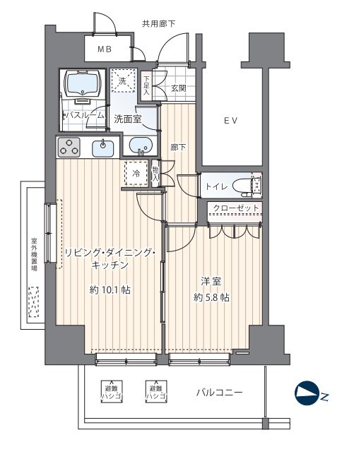 MFPRコート木場公園の物件間取画像