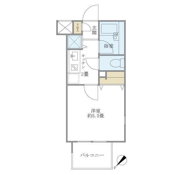 レジデンシア麻布十番の物件間取画像