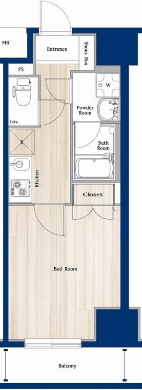 Nステージ亀戸の物件間取画像