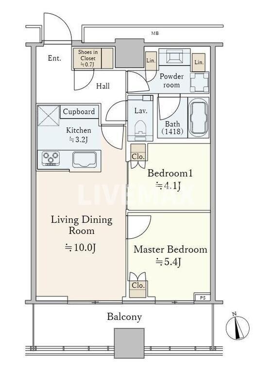 ＷＯＲＬＤ　ＴＯＷＥＲ　ＲＥＳＩＤＥＮＣＥの物件間取画像