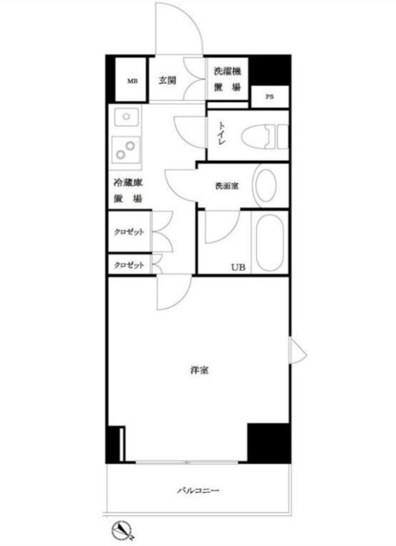 ルーブル三田の物件間取画像