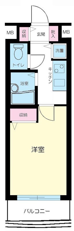 メインステージ麻布十番の物件間取画像