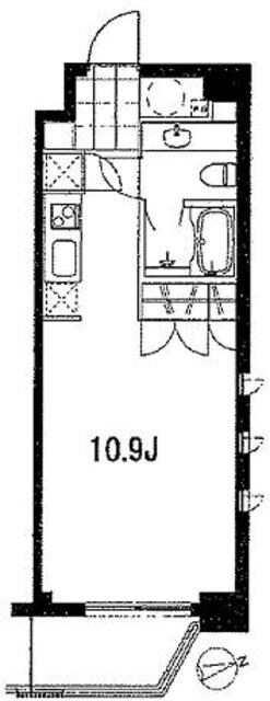 フレンシア麻布十番ノースの物件間取画像