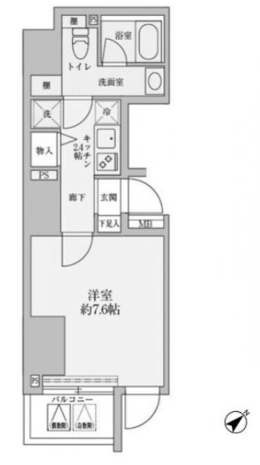 リヴシティ赤坂の物件間取画像