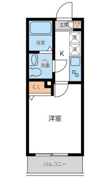 CITY SPIRE西新宿の物件間取画像