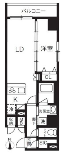 ハーモニーレジデンスグローバルキャピタルの物件間取画像