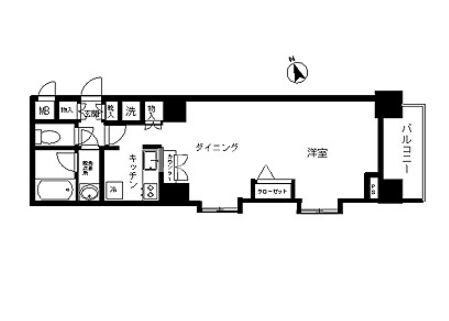 フェニックス芝アストラーレの物件間取画像