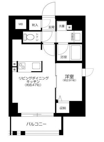 GRANSITE千代田水道橋の物件間取画像