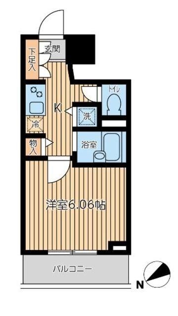 ＣＩＴＹ　ＳＰＩＲＥ　新富町の物件間取画像