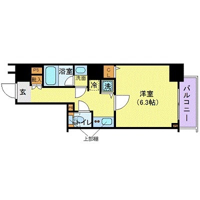 メイクスデザイン東新宿の物件間取画像