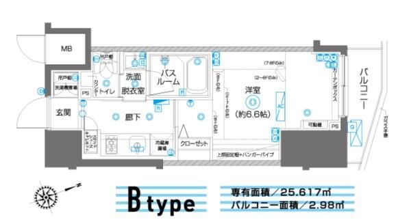 ＺＯＯＭ駒込の物件間取画像