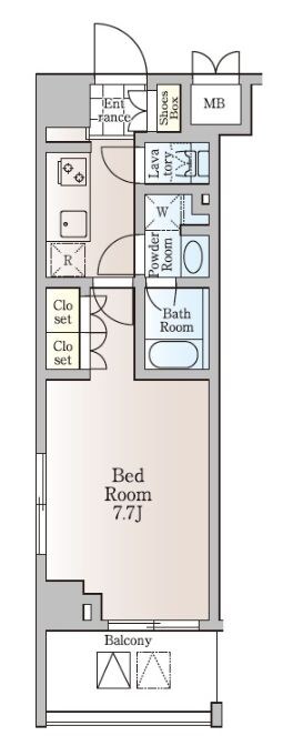 ウィルテラス森下三丁目の物件間取画像