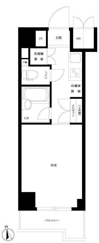 ルーブル南麻布の物件間取画像