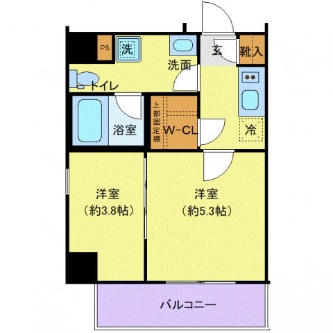 ディアレイシャス南砂町の物件間取画像