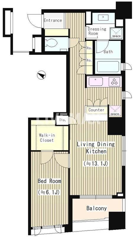 ブラディア日本橋水天宮の物件間取画像