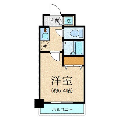 プレール・ドゥーク新宿の物件間取画像