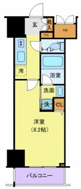 ロイジェントパークス千葉中央の物件間取画像