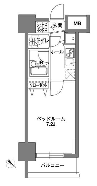 KDX岩本町レジデンスの物件間取画像