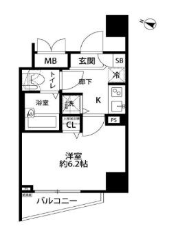 ドルチェ東京・八重洲通りの物件間取画像