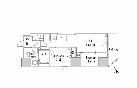 GRAN　PASEO蔵前Ⅱの物件間取画像