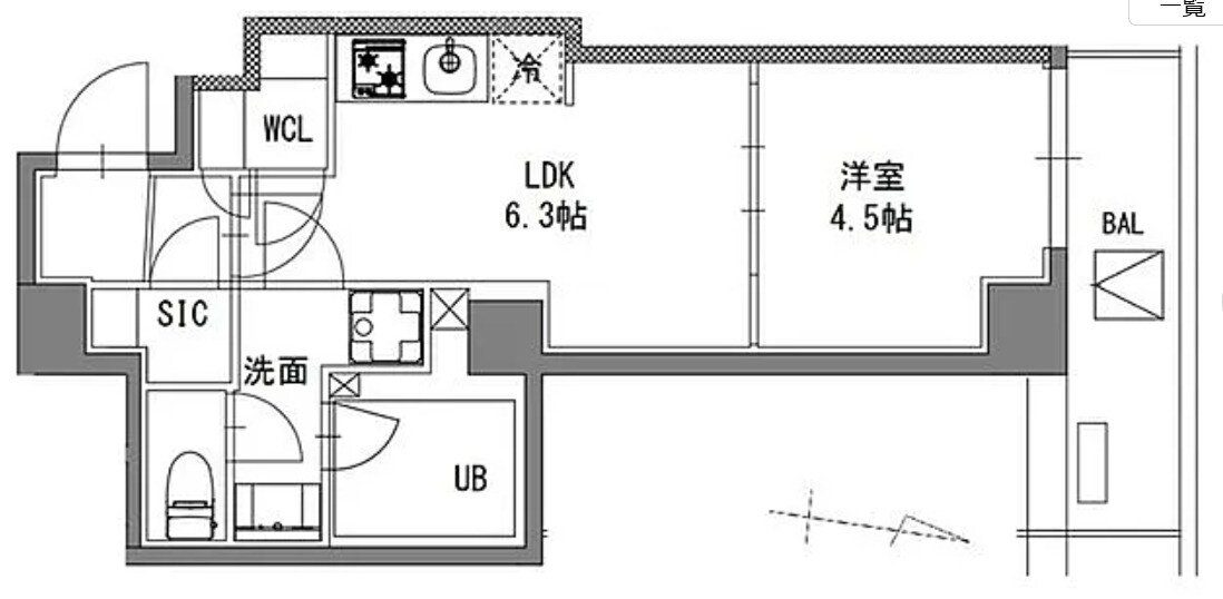 S-RESIDENCE東陽町felizの物件間取画像