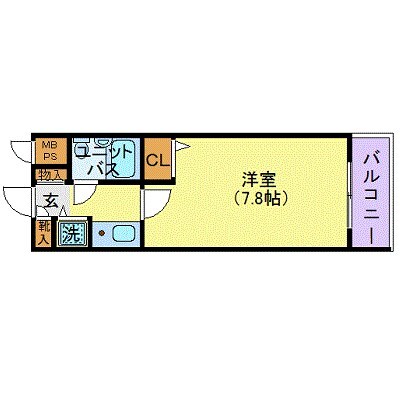 日神パレステージ三軒茶屋の物件間取画像