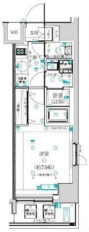 アルテシモレフィナの物件間取画像