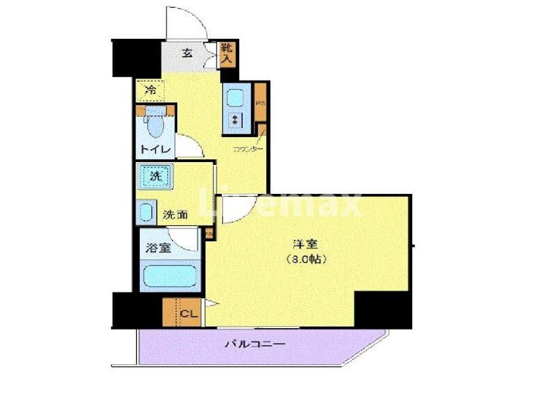 ジェノヴィア上野Ⅲスカイガーデンの物件間取画像