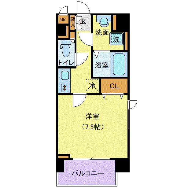 パレコート新宿の物件間取画像