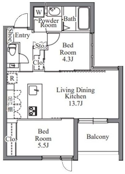 GRAN PASEO西麻布の物件間取画像