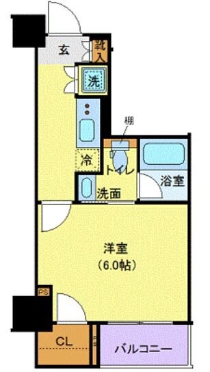 XEBEC千鳥町の物件間取画像