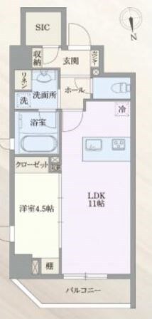 PASEO上野御徒町の物件間取画像