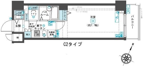 フェニックス渋谷本町の物件間取画像