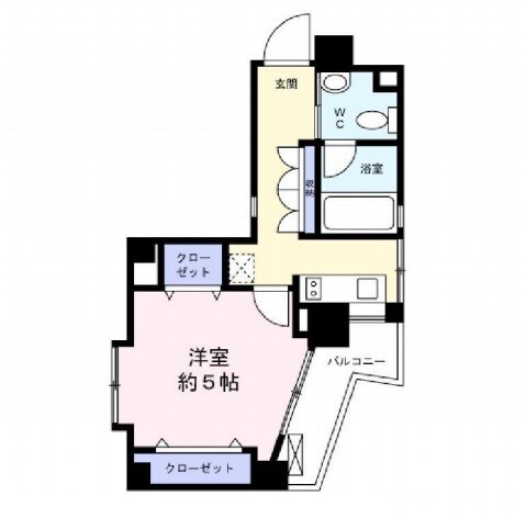 レジディア恵比寿Ⅲの物件間取画像