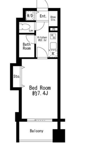 プライムアーバン日本橋茅場町の物件間取画像