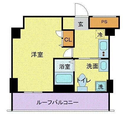 スカイコート東京ベイ・東雲の物件間取画像