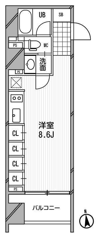 アーデン芝公園の物件間取画像