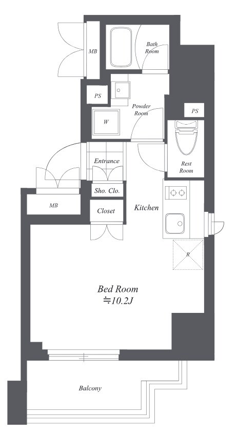 THE GATEHOUSE浅草雷門（旧ブランシエスタ浅草雷門）の物件間取画像