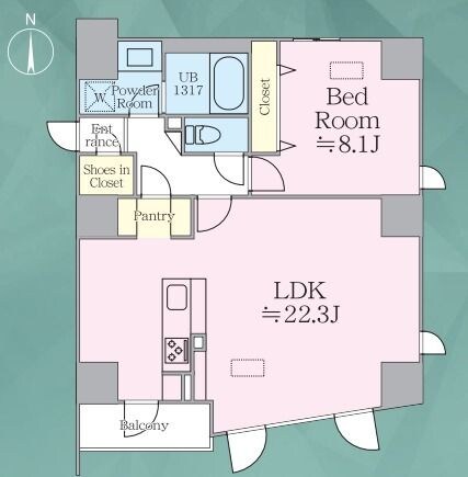 AZABU ARTEMISの物件間取画像