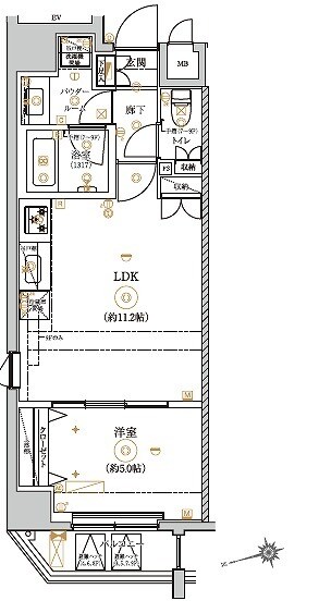RELUXIA上野の物件間取画像