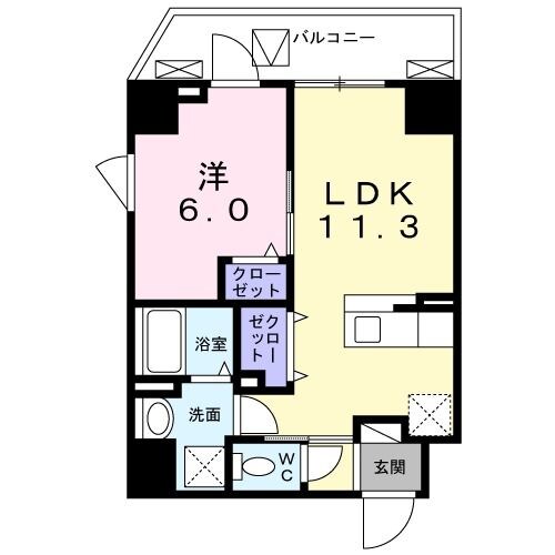 グランツ恵比寿の物件間取画像