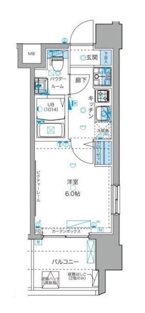 ジェノヴィア白金台グリーンヴェールの物件間取画像