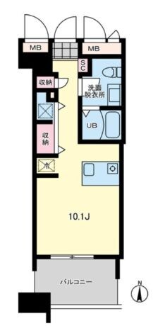 プライマル亀戸の物件間取画像