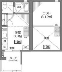 グランエッグス品川の物件間取画像