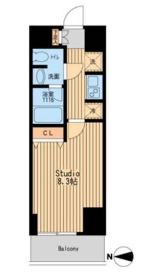 プルス上十条の物件間取画像